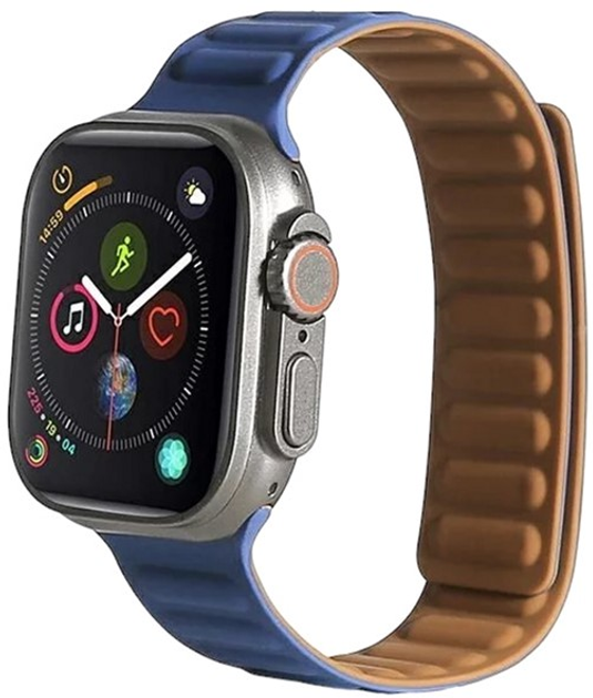 Ремінець Beline Magnetic для Apple Watch Series 1/2/3/4/5/6/7/8/SE/SE2/Ultra 42-49 мм Blue (5905359812128) - зображення 2