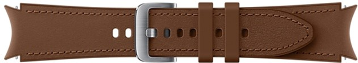 Pasek Samsung Hybrid Leather Band (M/L) ET-SHR89LAEGEU do Galaxy Watch 4 20 mm Camel (8806092658264) - obraz 3