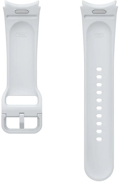 Ремінець Samsung Sport Band (M/L) ET-SFR94LSEGEU для Galaxy Watch 6 20 мм Silver (8806095074856) - зображення 3