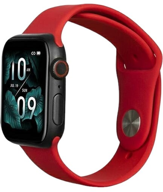 Ремінець Beline Silicone для Apple Watch Series 1/2/3/4/5/6/7/8/SE/SE2/Ultra 42-49 мм Red (5904422919801) - зображення 1