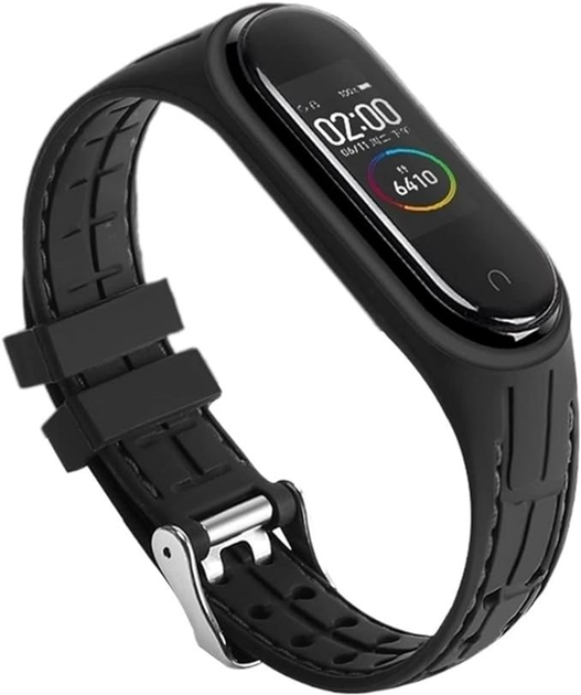 Pasek Beline Smart do Xiaomi Mi Band 3/4 Czarny (5905359814153) - obraz 1