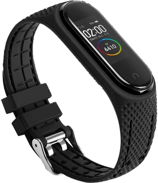 Pasek Beline Sport do Xiaomi Mi Band 5/6 Czarny (5905359814276) - obraz 1