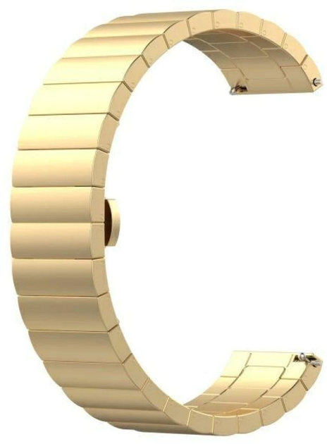 Pasek Beline Watch 20 mm Złoty (5903919060187) - obraz 1