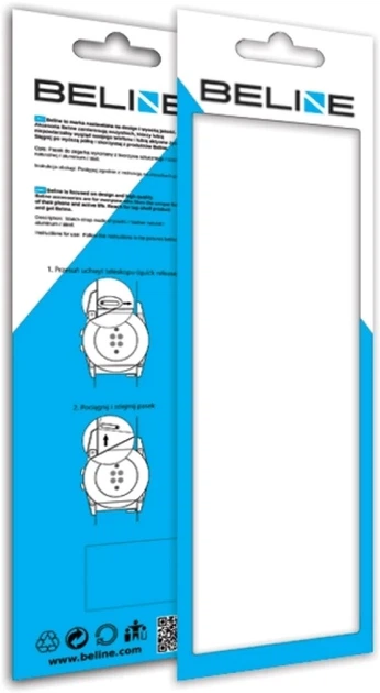 Uniwersalny pasek Beline Everyday 22 mm Szary (5903657579934) - obraz 2