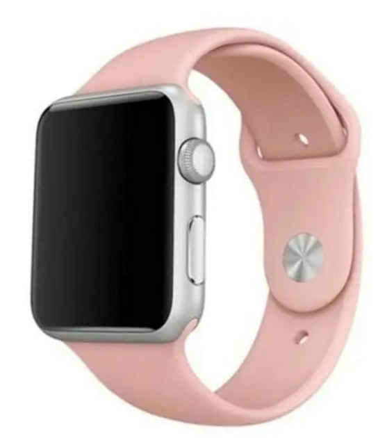 Pasek Mercury Silicon do Apple Watch Series 1/2/3/4/5/6/7/8/SE/SE2 38-41 mm Różowy (8809724801779) - obraz 1