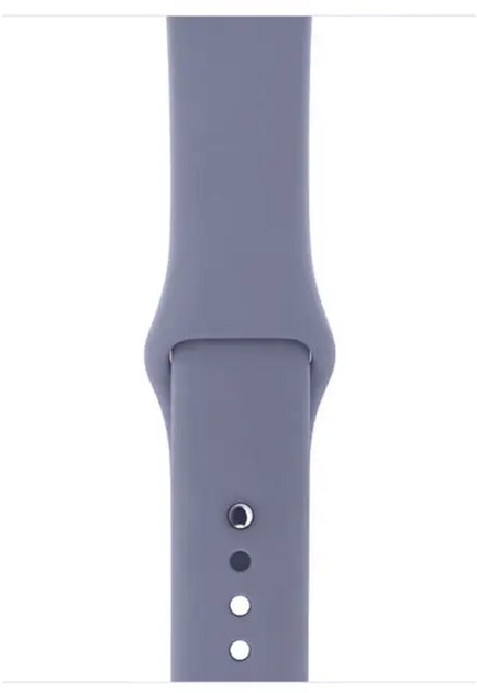 Pasek Mercury Silicon do Apple Watch Series 1/2/3/4/5/6/7/8/SE/SE2/Ultra 42-45 mm Lawendowy (8809724801687) - obraz 2