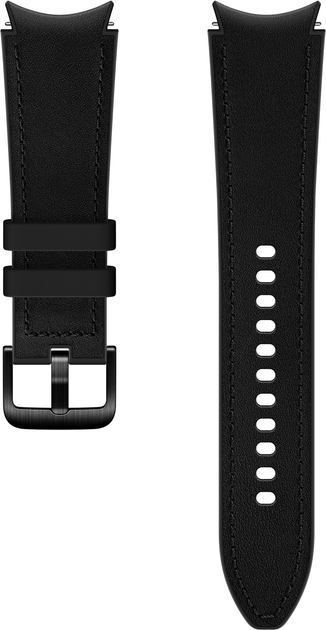 Pasek Samsung Hybrid Leather Band (M/L) ET-SHR89LBEGEU do Galaxy Watch 4 20 mm Czarny (8806092658257) - obraz 1