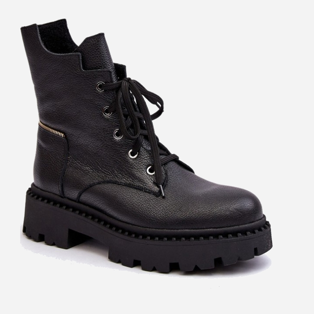 Жіночі зимові черевики високі Zazoo 949P 39 Чорні (5905677981919) - зображення 2