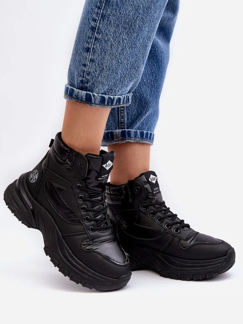 Śniegowce damskie niskie Lee Cooper LCJ-23-44-1973L 41 Czarne (5904292124824) - obraz 3