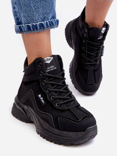 Жіночі зимові черевики низькі Lee Cooper LCJ-23-44-1976L 37 Чорні (5904292125920) - зображення 7