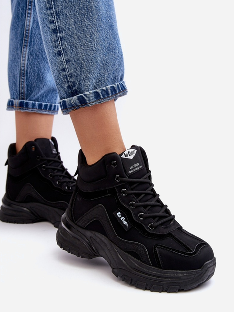 Жіночі зимові черевики низькі Lee Cooper LCJ-23-44-1976L 40 Чорні (5904292125951) - зображення 5
