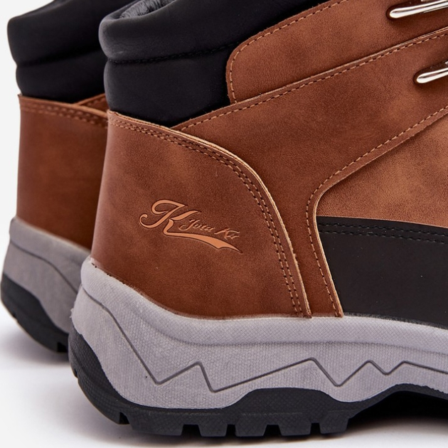 Buty trekkingowe męskie wysokie Maraena 42 Brązowe (5905677973433) - obraz 4