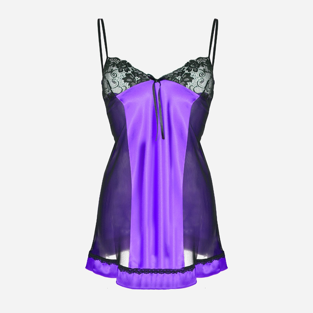 Еротична жіноча сукня DKaren Slip Roxy L Фіолетова (5901780668068) - зображення 1