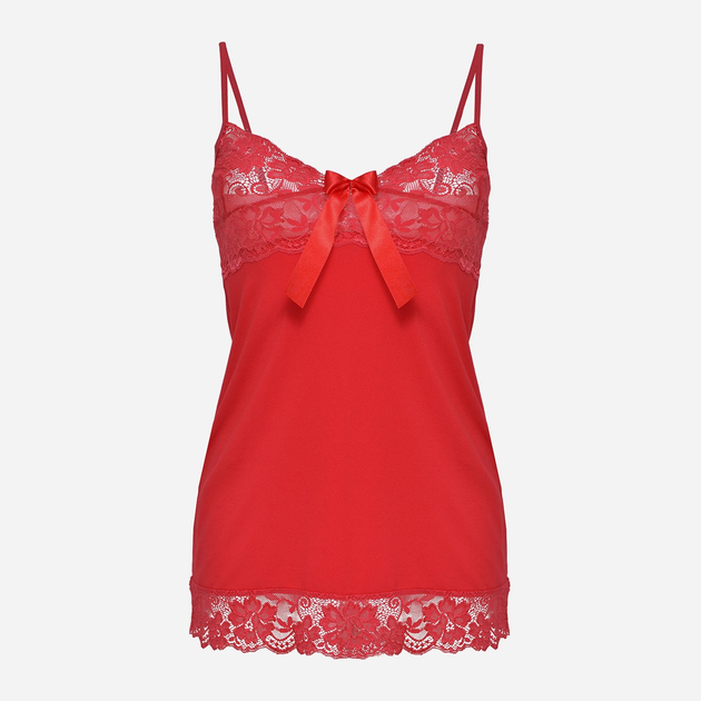 Еротична жіноча сукня DKaren Slip Róża 2XL Червона (5900652526130) - зображення 2