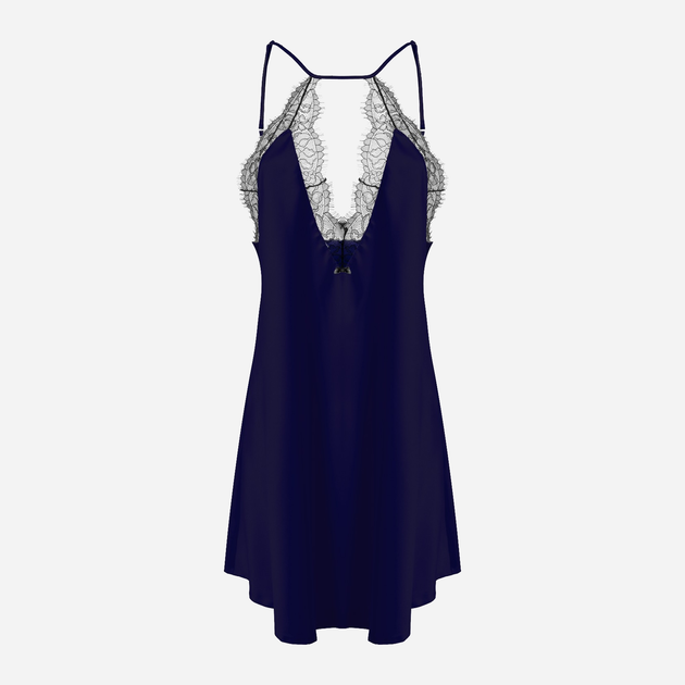Нічна сорочка жіноча DKaren Slip Tifany S Темно-синя (5903068501517) - зображення 1