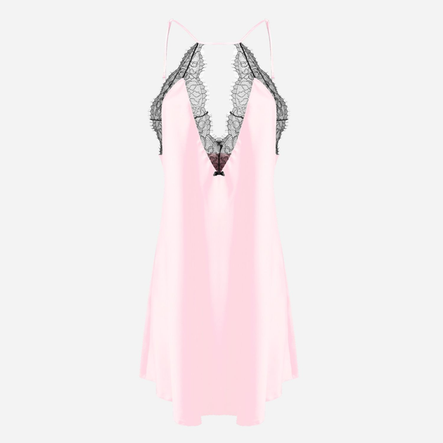 Koszula nocna damska DKaren Slip Tifany XS Różowa (5903068501562) - obraz 1
