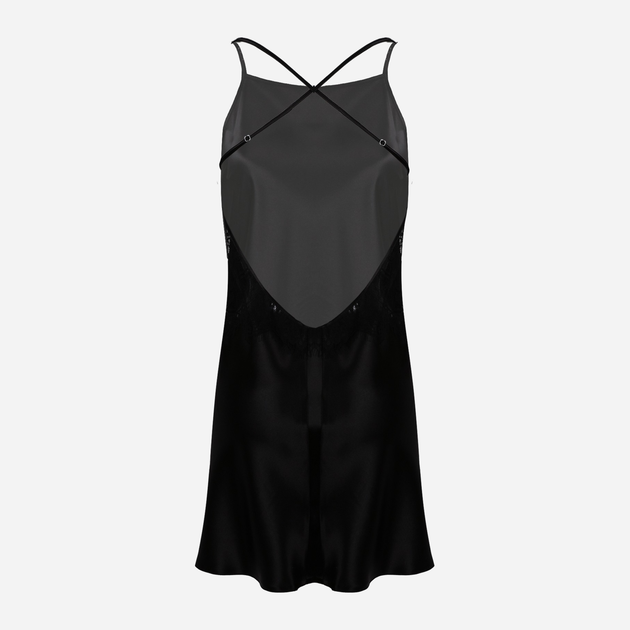 Нічна сорочка жіноча DKaren Slip Una XS Чорна (5903251375475) - зображення 4