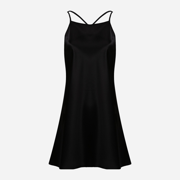 Нічна сорочка жіноча великого розміру DKaren Slip Una 2XL Чорна (5903251375529) - зображення 3