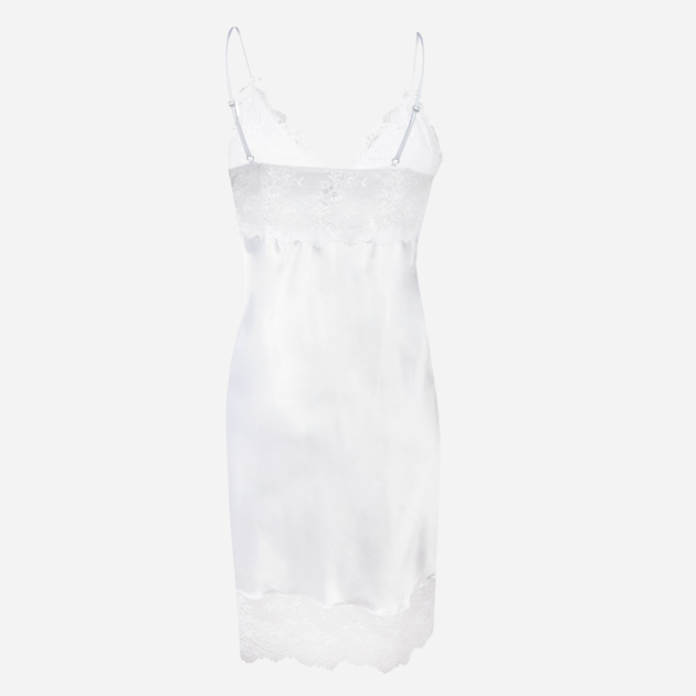 Нічна сорочка жіноча DKaren Slip Alubi S Біла (5903251461628) - зображення 2