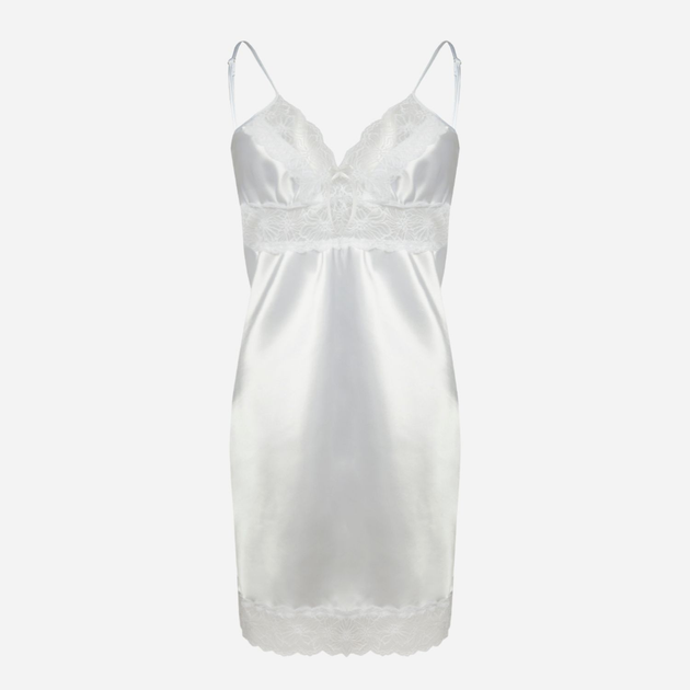 Koszula nocna damska DKaren Slip Zahara S Ecru (5903251467316) - obraz 3