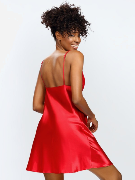 Нічна сорочка жіноча DKaren Slip Neema XS Червона (5903251467484) - зображення 2