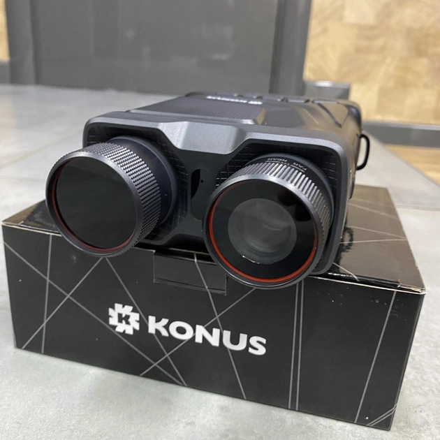 Бинокль ночного видения KONUS KONUSPY-15, цифровой бинокуляр ночного видения, зум 1x-5x - изображение 2