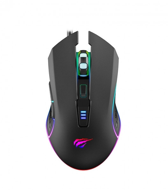 Мышка игровая проводная Havit HV-MS1018 black - изображение 1