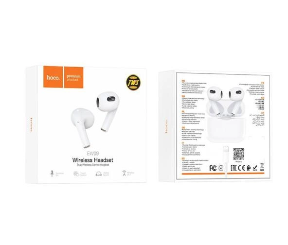 Бездротові навушники Hoco EW09 white - зображення 4