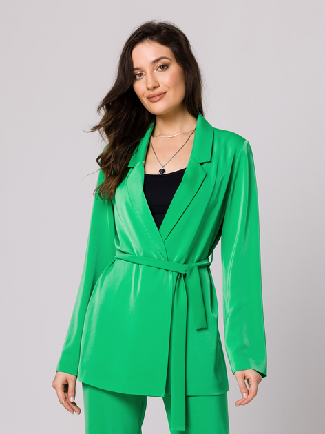 Піджак класичний жіночий Makover K161 L Зелений (5905563700327) - зображення 1