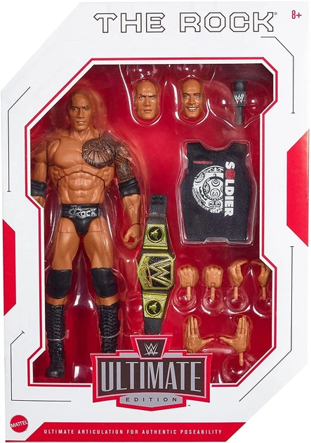 Рестлер Ультимейт Скала WWE Ultimate Edition The Rock Action