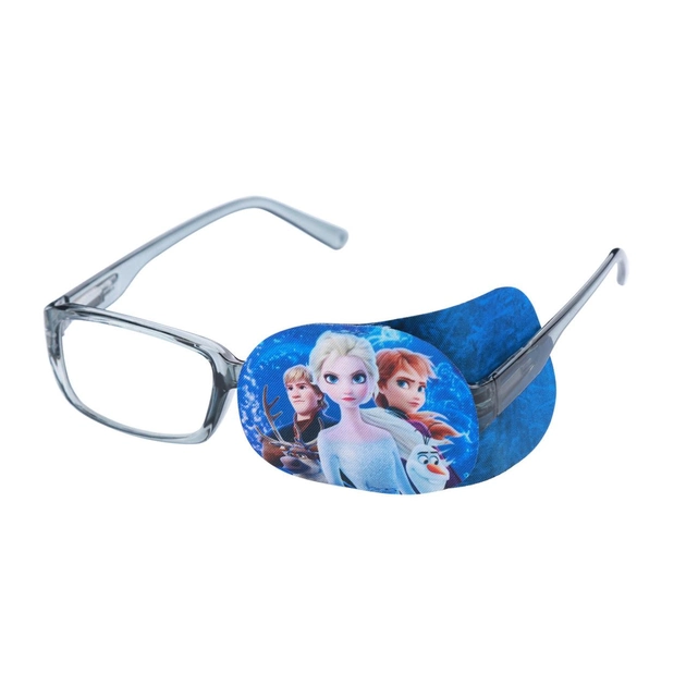 Окклюдер на очки детский тканевый Fuddy-Duddy 2 шт для левого и правого глаза с рисунком (O-12) - изображение 2