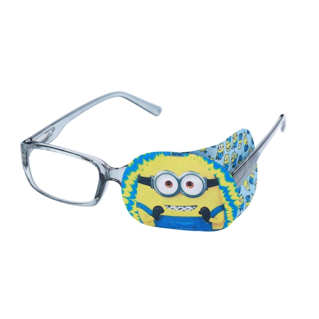 Окклюдер на очки детский тканевый Fuddy-Duddy 2шт для левого и правого глаза с рисунком Непоседа (O-7) - изображение 2