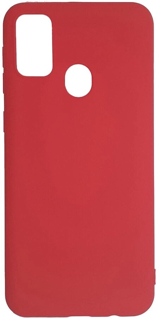 Etui Beline Silicone do Samsung Galaxy M21 Red (5903657575691) - obraz 1