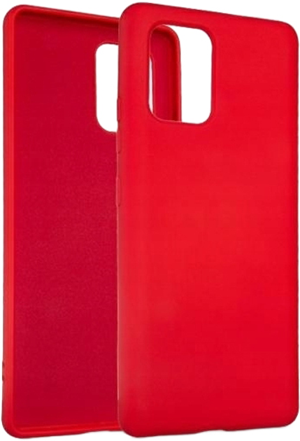 Etui Beline Silicone do Samsung Galaxy S10 Lite/A91 Red (5903657570467) - obraz 1