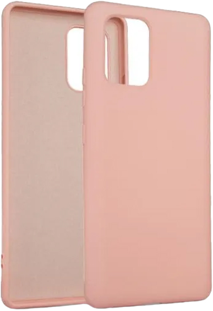 Etui Beline Silicone do Samsung Galaxy S10 Lite/A91 Rose gold (5903657570481) - obraz 1