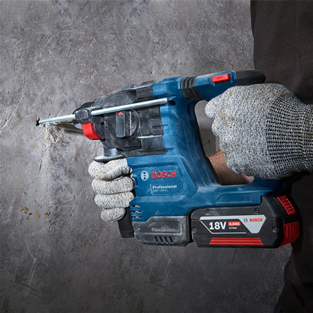 Аккумуляторный бесщеточный перфоратор Bosch GBH 185-LI соло (0611924020) - изображение 8