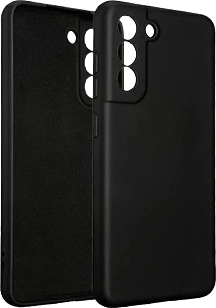 Etui Beline Silicone do Samsung Galaxy S21 FE Black (5904422916442) - obraz 1