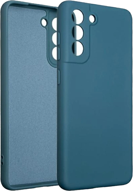 Etui Beline Silicone do Samsung Galaxy S21 Blue (5903919064390) - obraz 1
