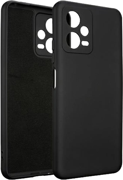 Панель Beline Silicone для Xiaomi Redmi Note 12 5G/Poco X5 5G Black (5905359817000) - зображення 2