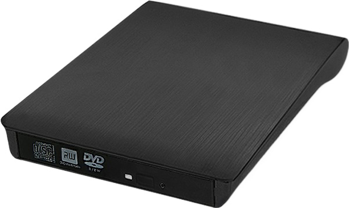 Оптичний привід Qoltec DVD-RW USB 3.0 Чорний (5901878518572) - зображення 1