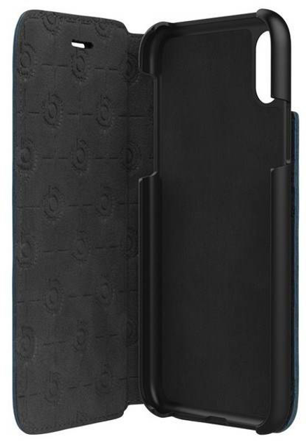 Чохол-книжка Bugatti BookCover Parigi для Apple iPhone X/Xs Blue (8718846055161) - зображення 3