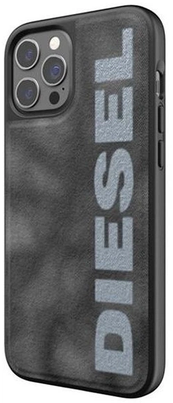 Etui Diesel Moulded Case Bleached Denim do Apple iPhone 12/12 Pro Grey-white (8718846088558) - obraz 5