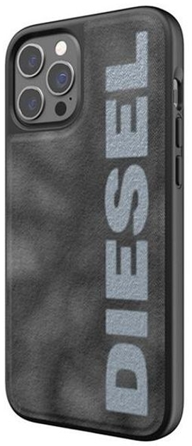 Etui Diesel Moulded Case Bleached Denim do Apple iPhone 12/12 Pro Grey-white (8718846088558) - obraz 5