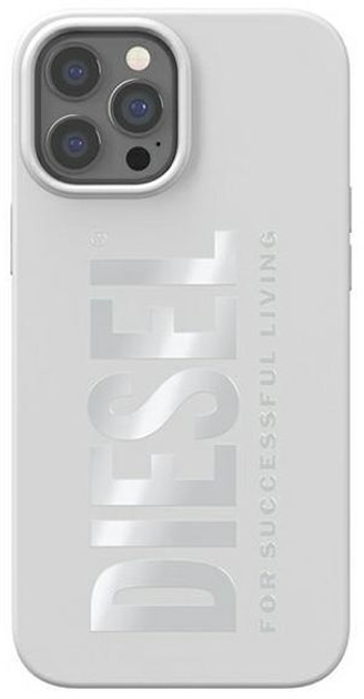 Etui Diesel Silicone Case do Apple iPhone 12 Pro Max White (8718846088411) - obraz 1