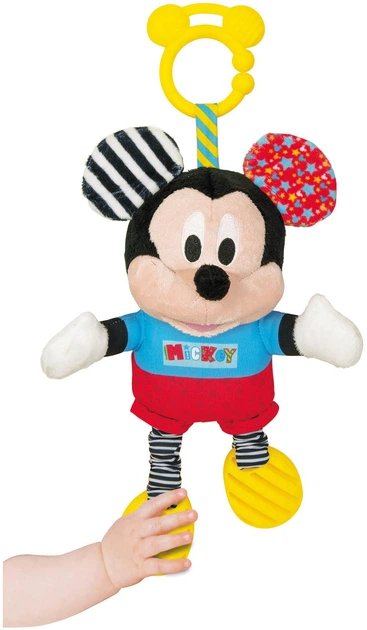 Miękka zabawka-zawieszka do wózka Clementoni Mickey z serii Disney Baby (8005125171651) - obraz 3