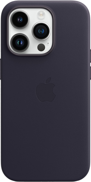 Панель Apple MagSafe Leather Case для Apple iPhone 14 Ink (194253345305) - зображення 1