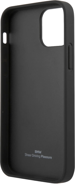 Etui BMW Leather Deboss do Apple iPhone 12/12 Pro Black (3666339010751) - obraz 3