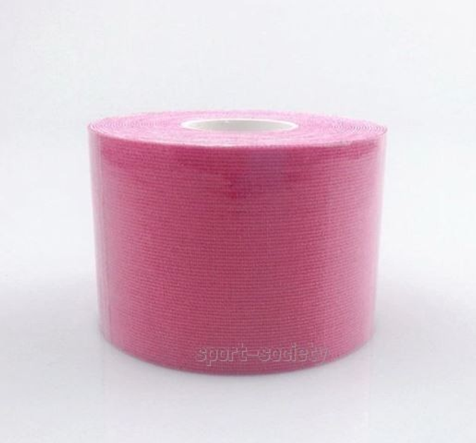 Кинезио тейп (кинезиологический тейп) Kinesiology Tape 5см х 5м розовый - изображение 2