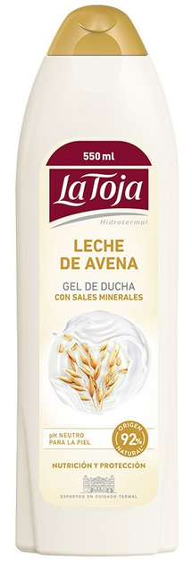 Гель для душу La Toja Leche De Avena Gel De Ducha 550 мл (8410436433785) - зображення 1