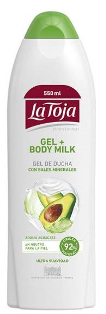 Perfumowany żel pod prysznic La Toja Aguacate Odżywczy 550 ml (8410436433303) - obraz 1